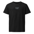 Not Too Much | Unisex Organic Mid-Light T-Shirt | Zero Apologies unisex-organic-mid-light-crafter-t-shirt-black-front-6a5f5e700671e T-Shirt