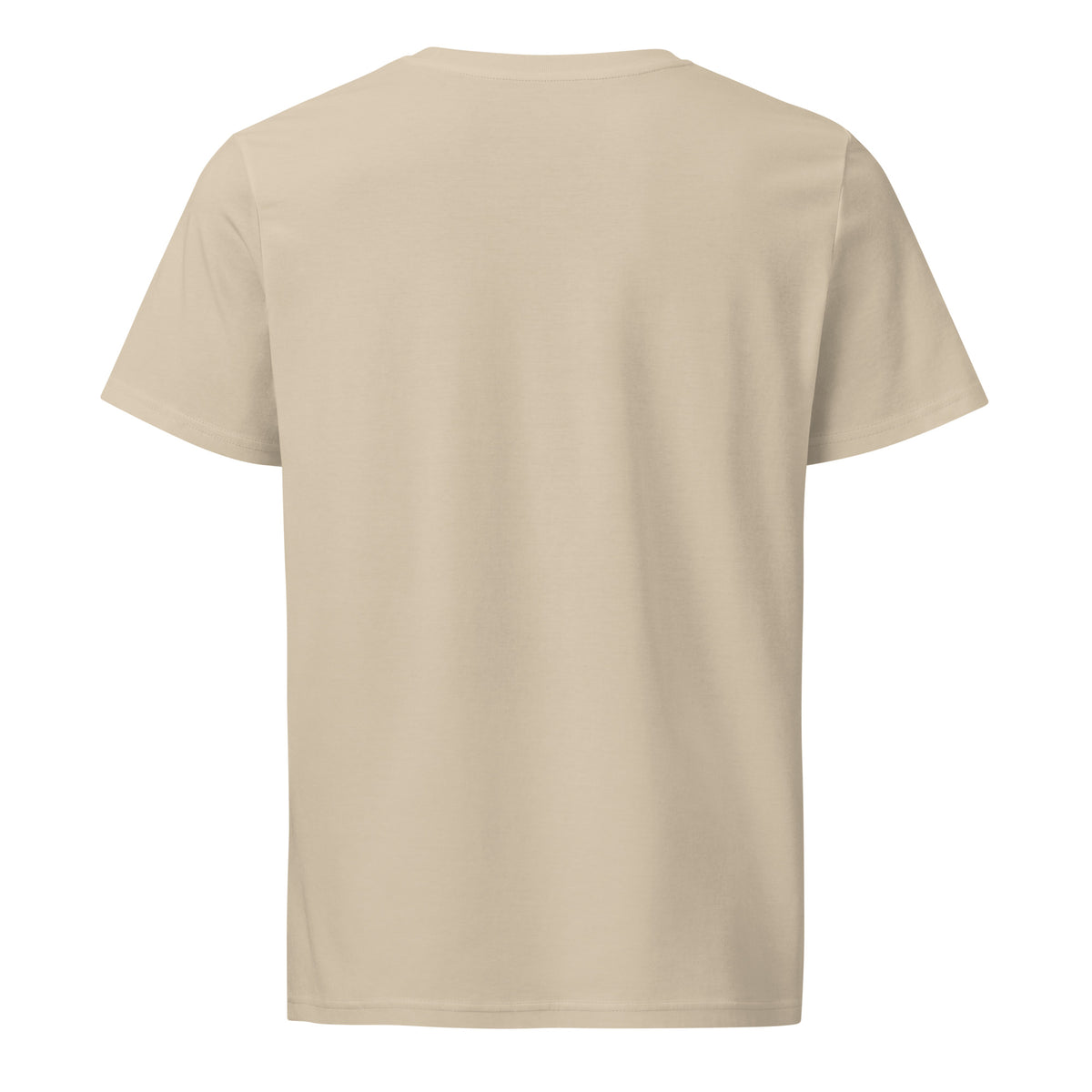 Back of the desert dust organic cotton Arm Brains tee, plain