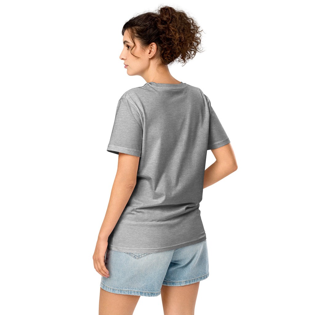 Born Kinetic | Unisex Organic Mid-light t-shirt | Zero Apologies unisex-organic-mid-light-crafter-t-shirt-heather-grey-back-6a5e3c647928c