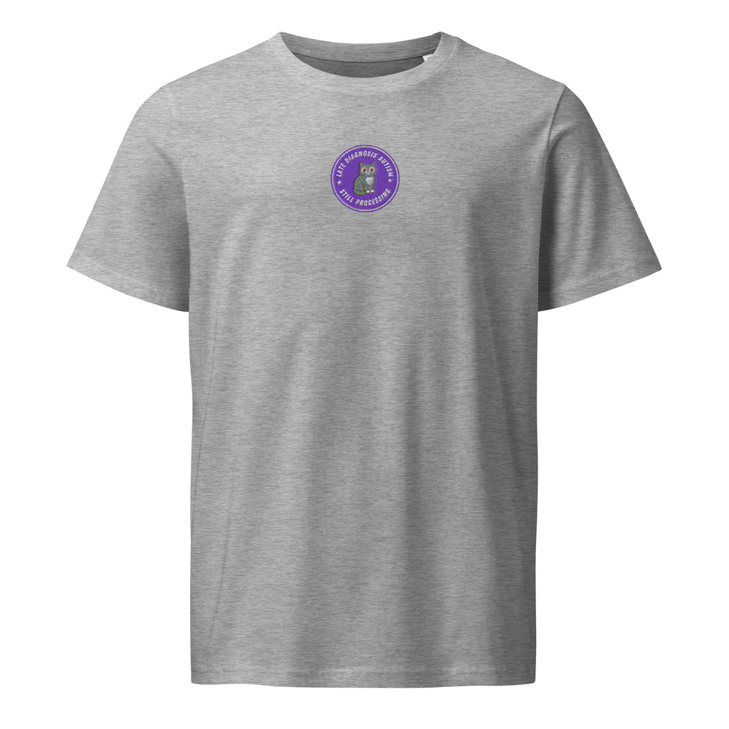 Still Processing (Autism) | Unisex Organic Mid-Light T-Shirt | Late Diagnosis unisex-organic-mid-light-crafter-t-shirt-heather-grey-front-69fa29206ae79 T-Shirt
