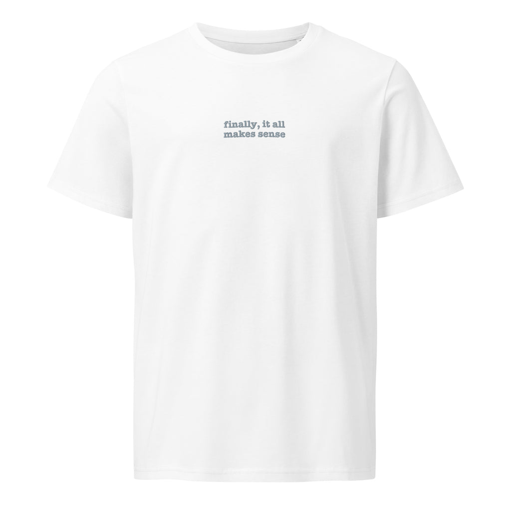 Finally | Unisex Organic Mid-Light T-Shirt | Late Diagnosis unisex-organic-mid-light-crafter-t-shirt-white-front-69f4e7ed1ab12 T-Shirt