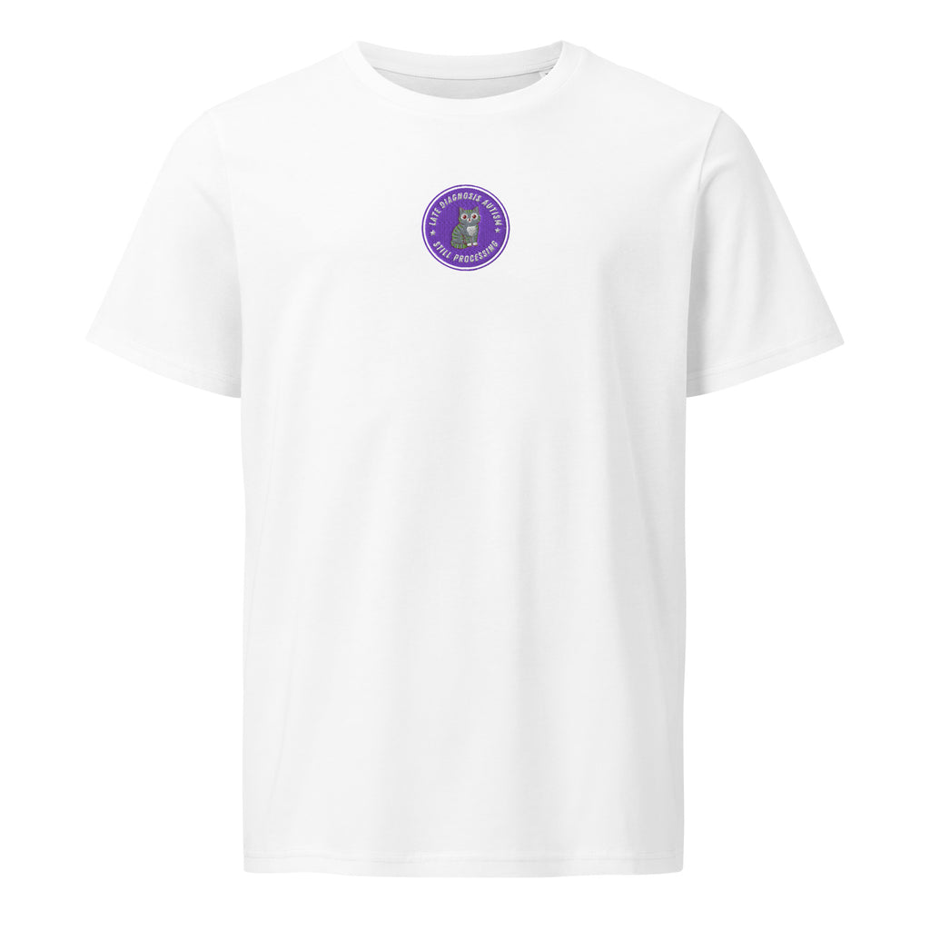 Still Processing (Autism) | Unisex Organic Mid-Light T-Shirt | Late Diagnosis unisex-organic-mid-light-crafter-t-shirt-white-front-69fa29206afe9 T-Shirt