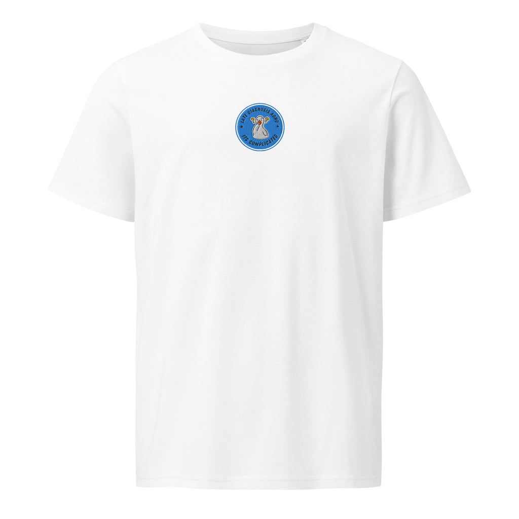 It's Complicated (ADHD) | Unisex Organic Mid-Light Tee | Late Diagnosis unisex-organic-mid-light-crafter-t-shirt-white-front-69fa2ab9830dd T-Shirt