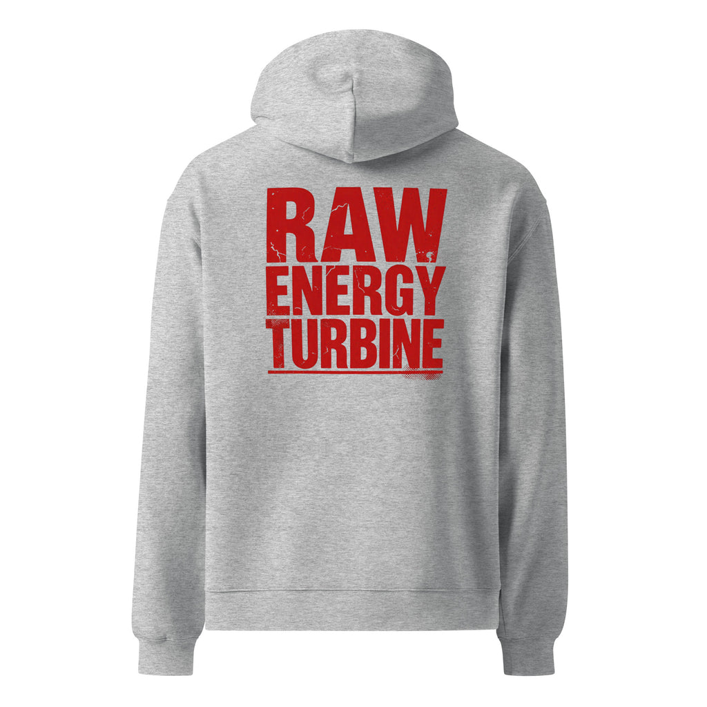 Raw Turbine Energy | Unisex Oversized Hoodie | Zero Apologies unisex-relax-hoodie-athletic-heather-back-6a57a7ee88922 Hoodie