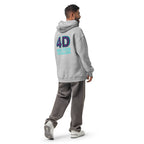 4D Visual Systems Thinker | Unisex Oversized Hoodie | Zero Apologies unisex-relax-hoodie-athletic-heather-back-6a57af2498b3f Hoodie