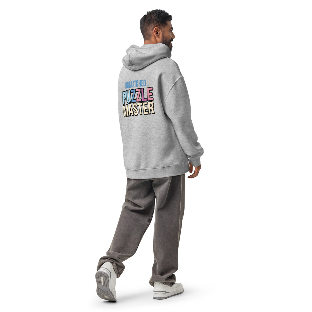 Unmatched Puzzle Master | Unisex Oversized Hoodie | Zero Apologies unisex-relax-hoodie-athletic-heather-back-6a58d4a2590be Hoodie