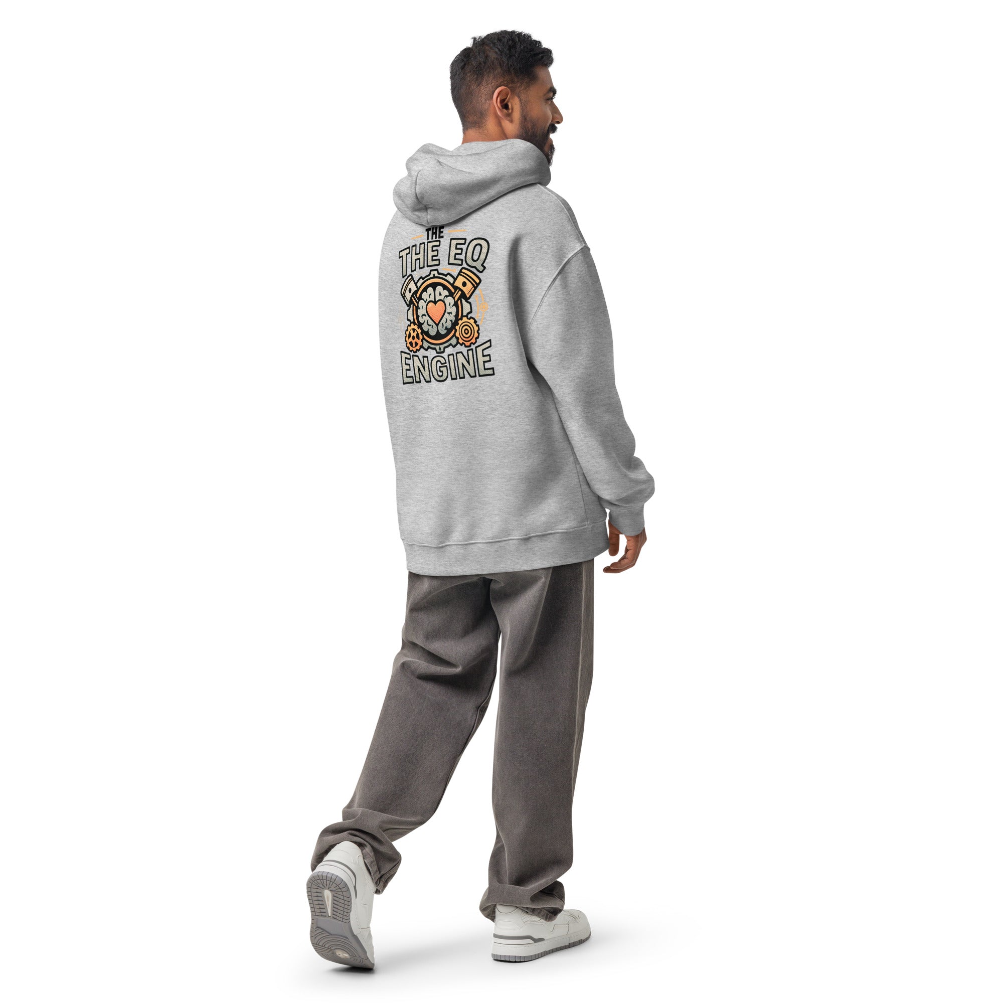 The EQ Engine | Unisex Oversized Hoodie | Zero Apologies unisex-relax-hoodie-athletic-heather-back-6a58daf41b11d Hoodie