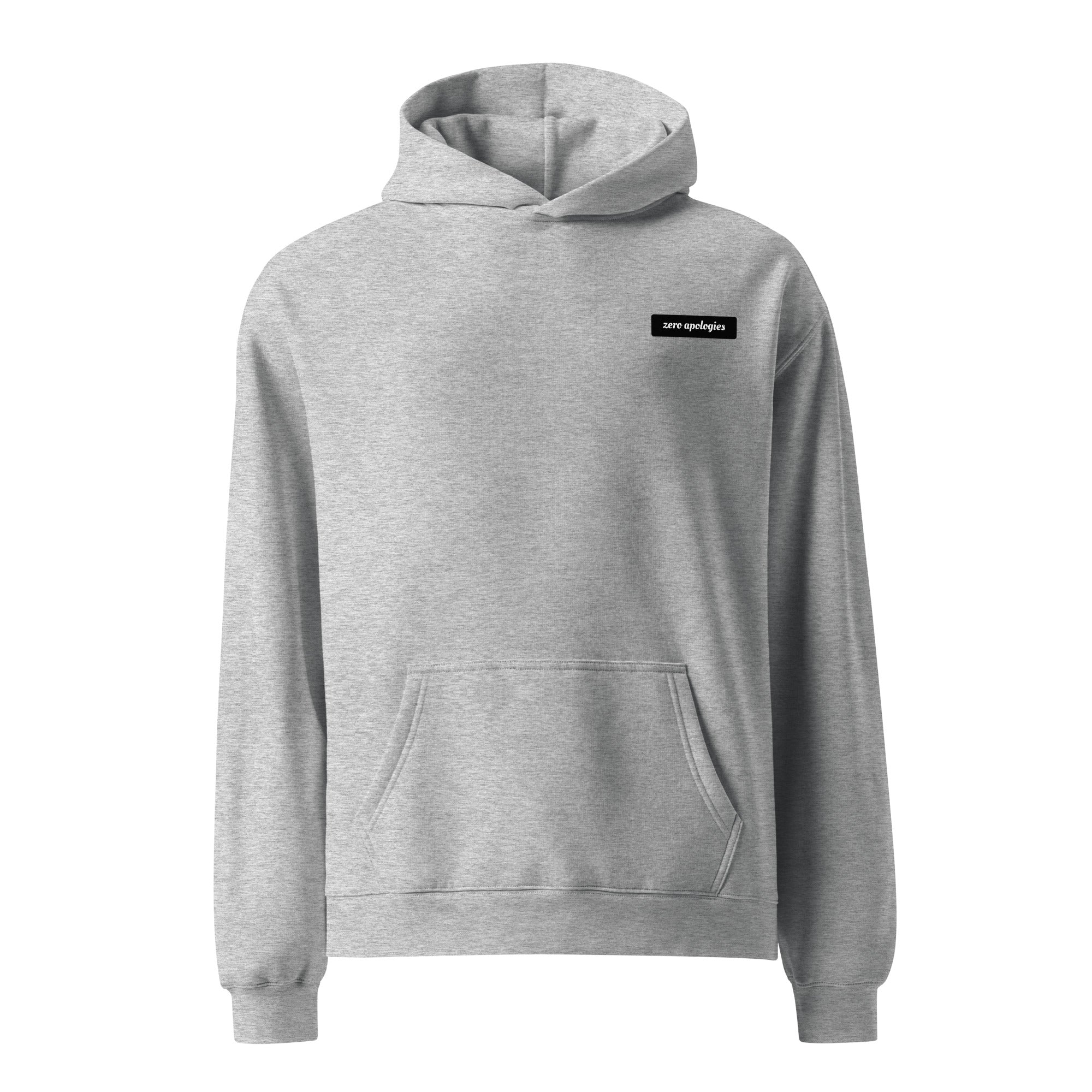 Raw Turbine Energy | Unisex Oversized Hoodie | Zero Apologies unisex-relax-hoodie-athletic-heather-front-6a57a7ee86a81 Hoodie