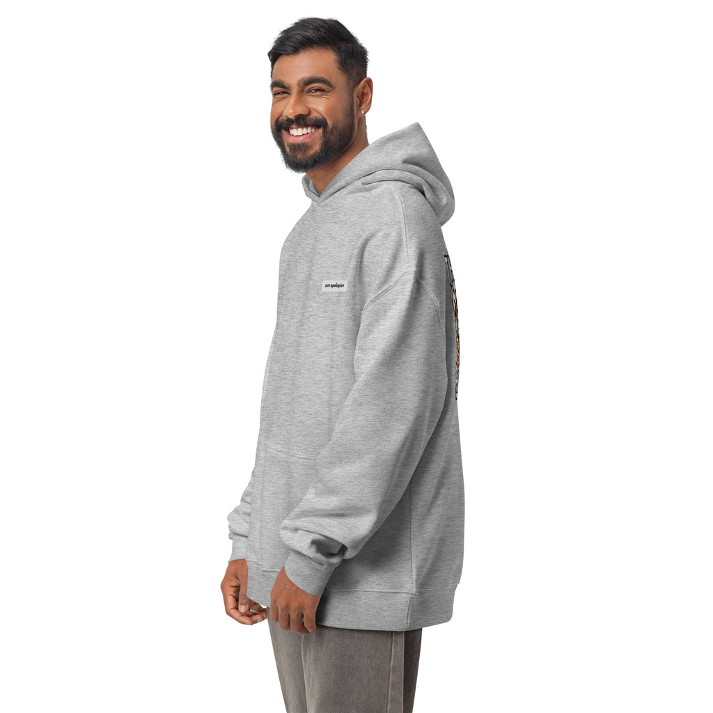 The EQ Engine | Unisex Oversized Hoodie | Zero Apologies unisex-relax-hoodie-athletic-heather-left-front-6a58daf41cc62 Hoodie