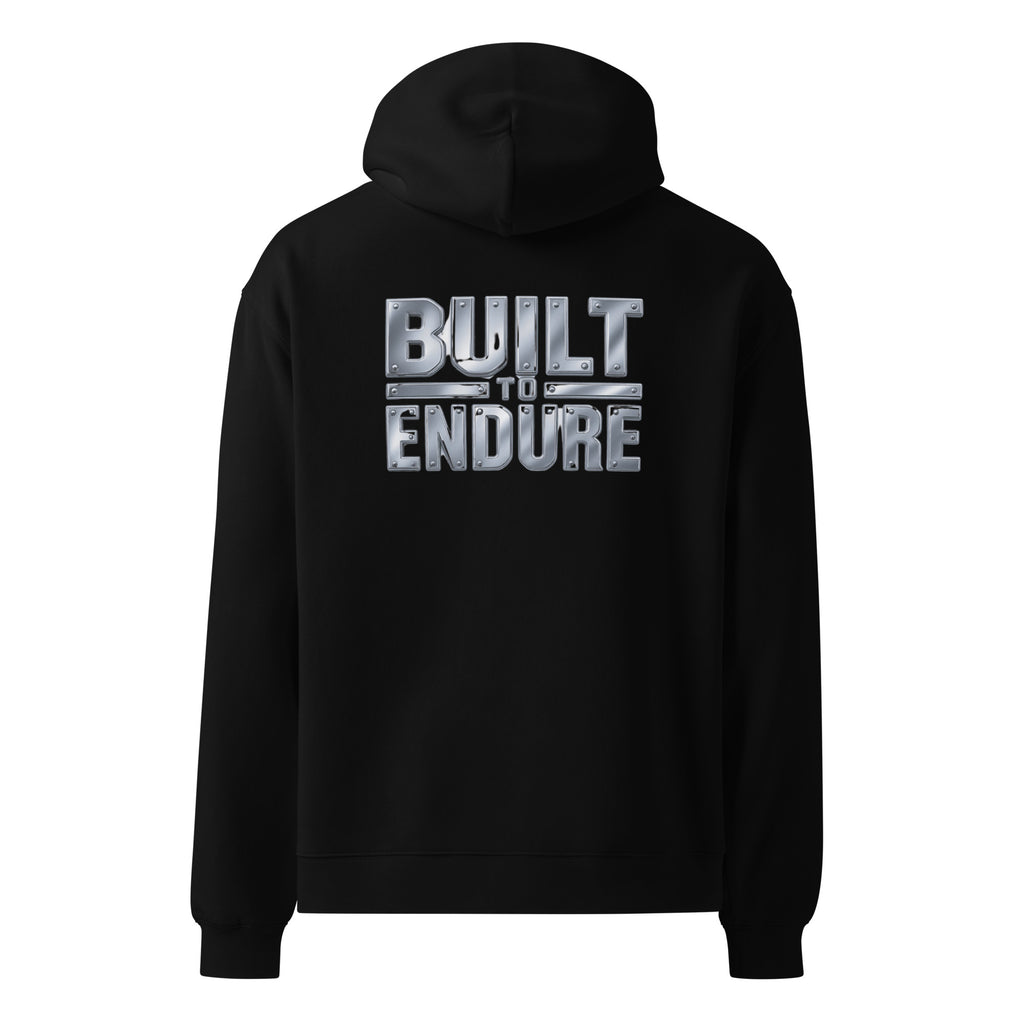 Built To Endure | Unisex Oversized Hoodie | Zero Apologies unisex-relax-hoodie-black-back-6a5798ef3be3c Hoodie