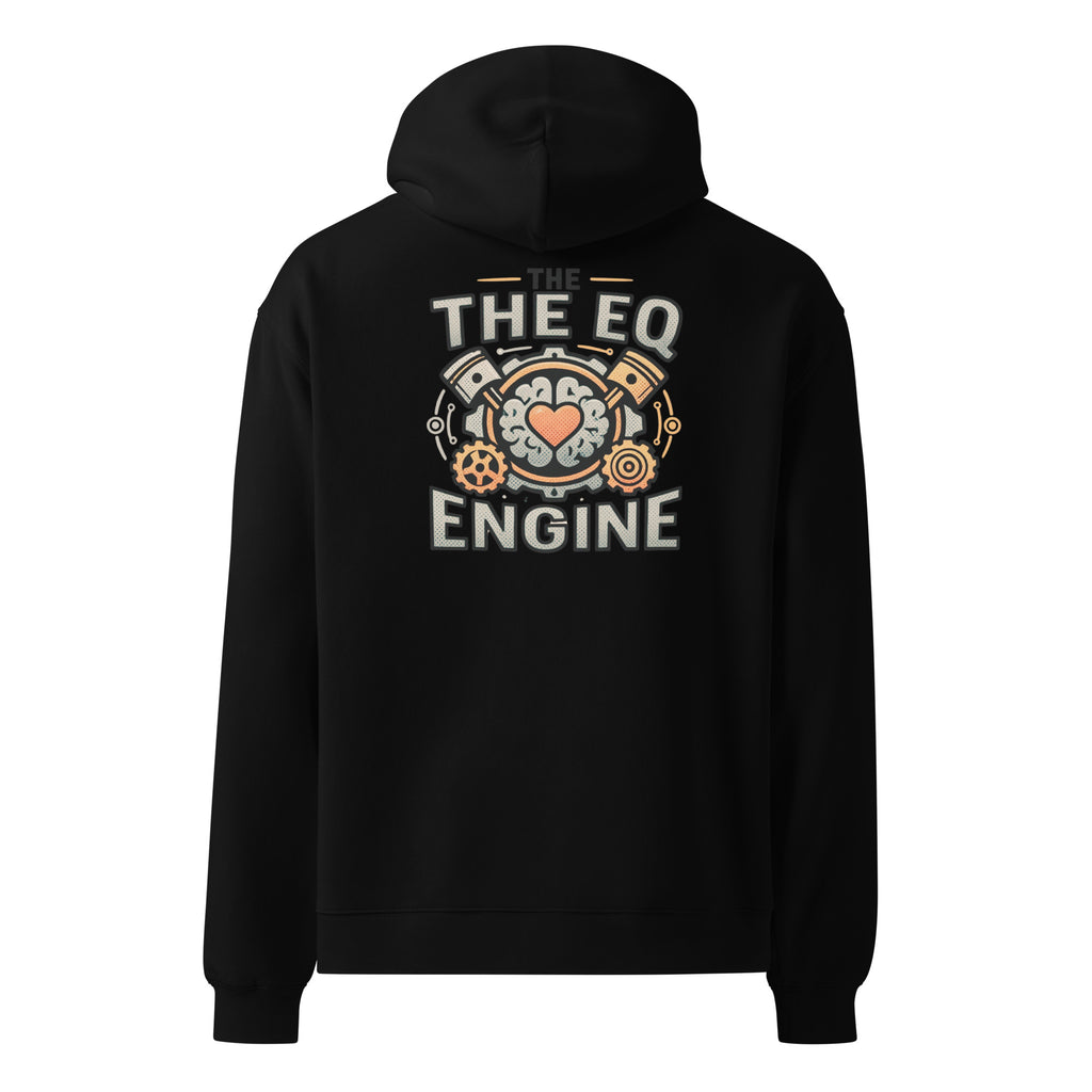 The EQ Engine | Unisex Oversized Hoodie | Zero Apologies unisex-relax-hoodie-black-back-6a58daf405dec Hoodie