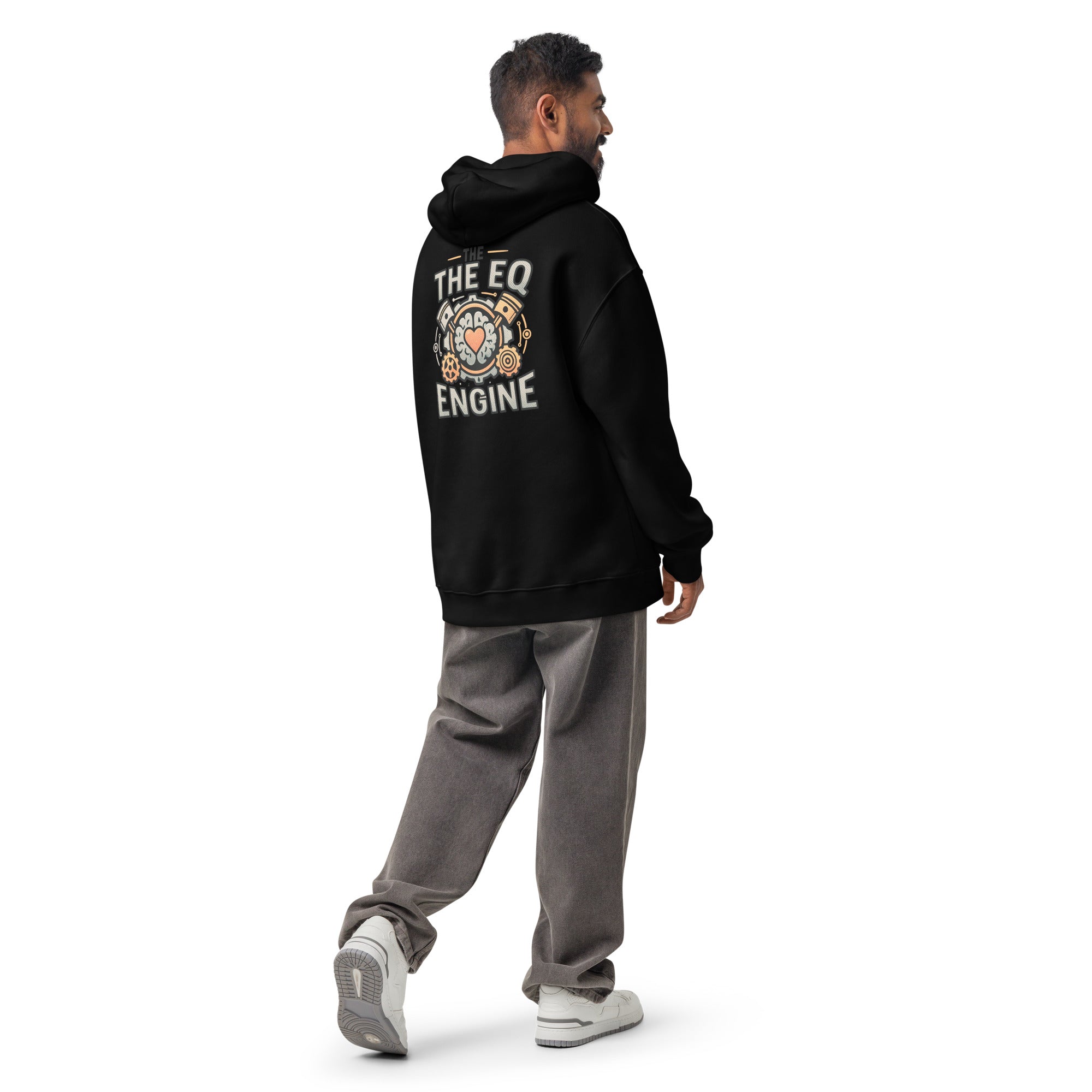 The EQ Engine | Unisex Oversized Hoodie | Zero Apologies unisex-relax-hoodie-black-back-6a58daf40b533 Hoodie