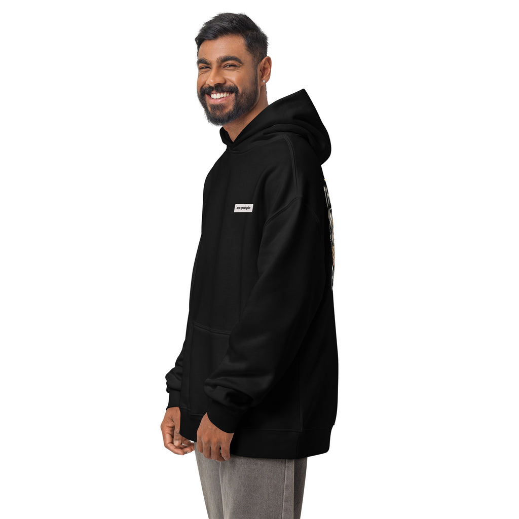 The EQ Engine | Unisex Oversized Hoodie | Zero Apologies unisex-relax-hoodie-black-left-front-6a58daf40ba53 Hoodie