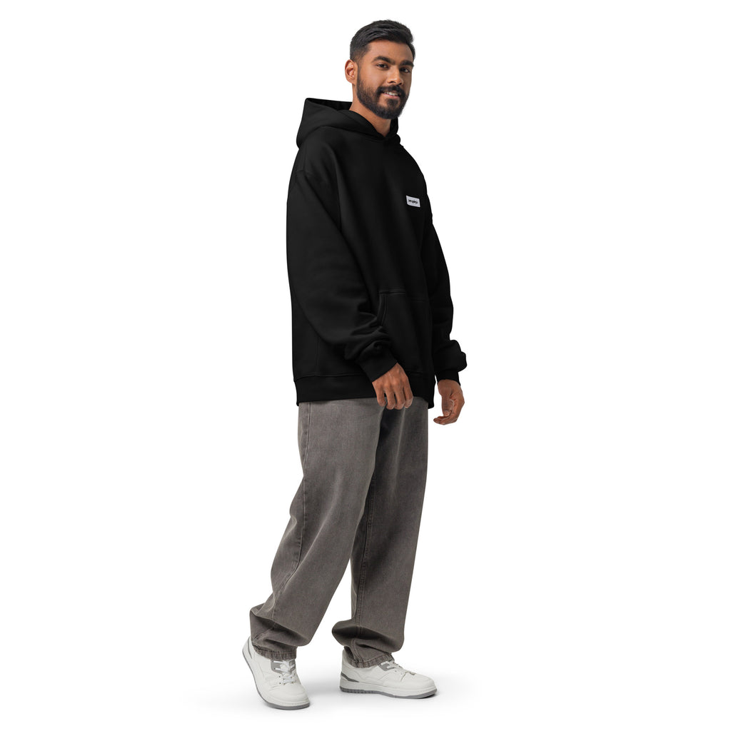 4D Visual Systems Thinker | Unisex Oversized Hoodie | Zero Apologies unisex-relax-hoodie-black-right-front-6a57af2488743 Hoodie