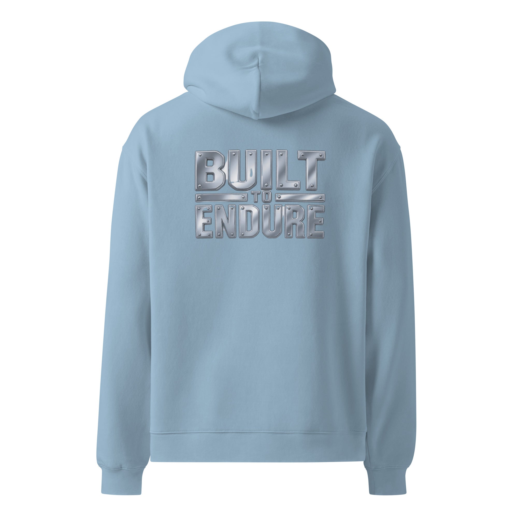 Built To Endure | Unisex Oversized Hoodie | Zero Apologies unisex-relax-hoodie-carolina-blue-back-6a5798ef3c04b Hoodie