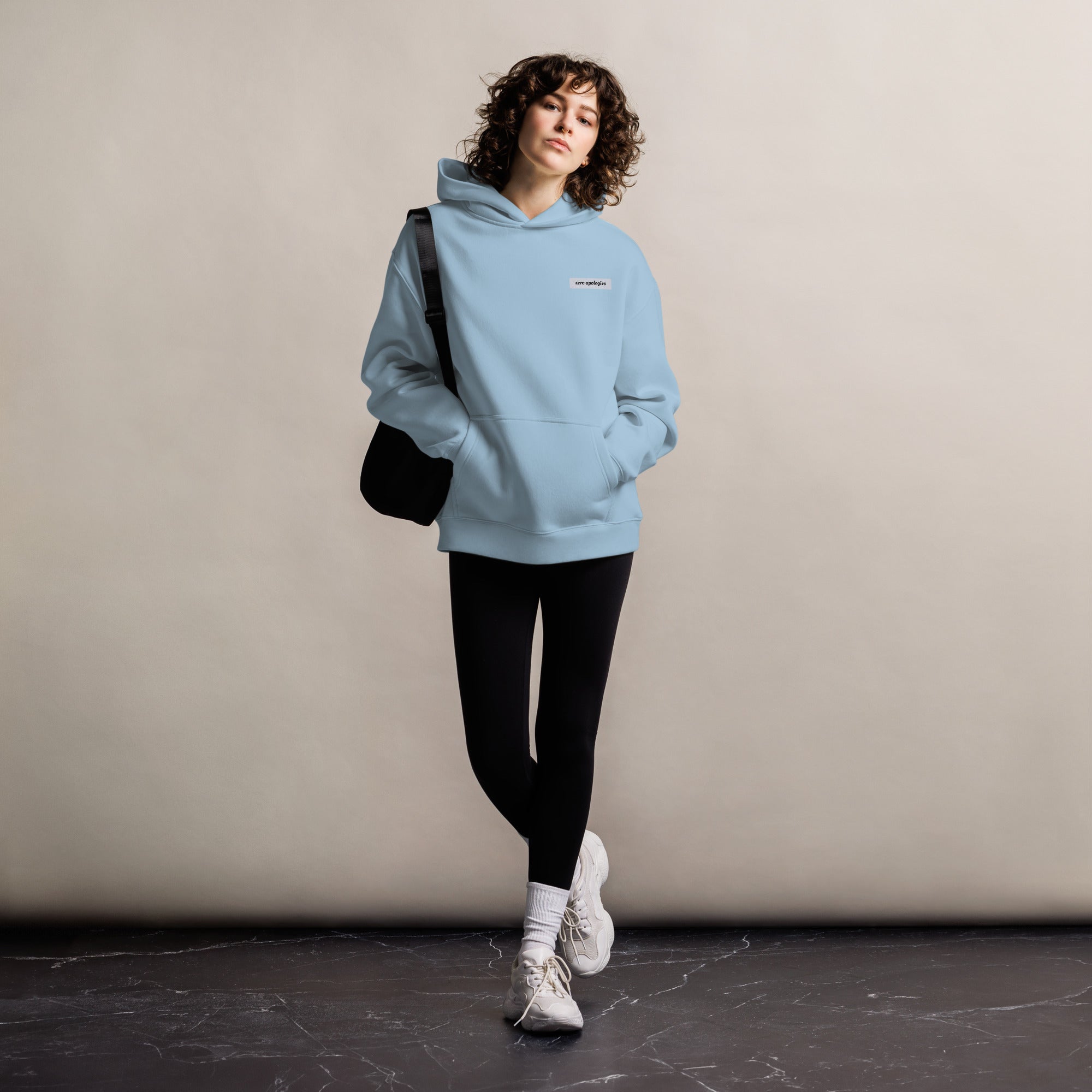 Built To Endure | Unisex Oversized Hoodie | Zero Apologies unisex-relax-hoodie-carolina-blue-front-6a5798ef3c9c7 Hoodie