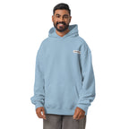 Forensically Focused | Unisex Oversized Hoodie | Zero Apologies unisex-relax-hoodie-carolina-blue-front-6a58d3fb8f809 Hoodie