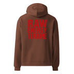 Raw Turbine Energy | Unisex Oversized Hoodie | Zero Apologies unisex-relax-hoodie-chestnut-back-6a57a7ee88ef9 Hoodie