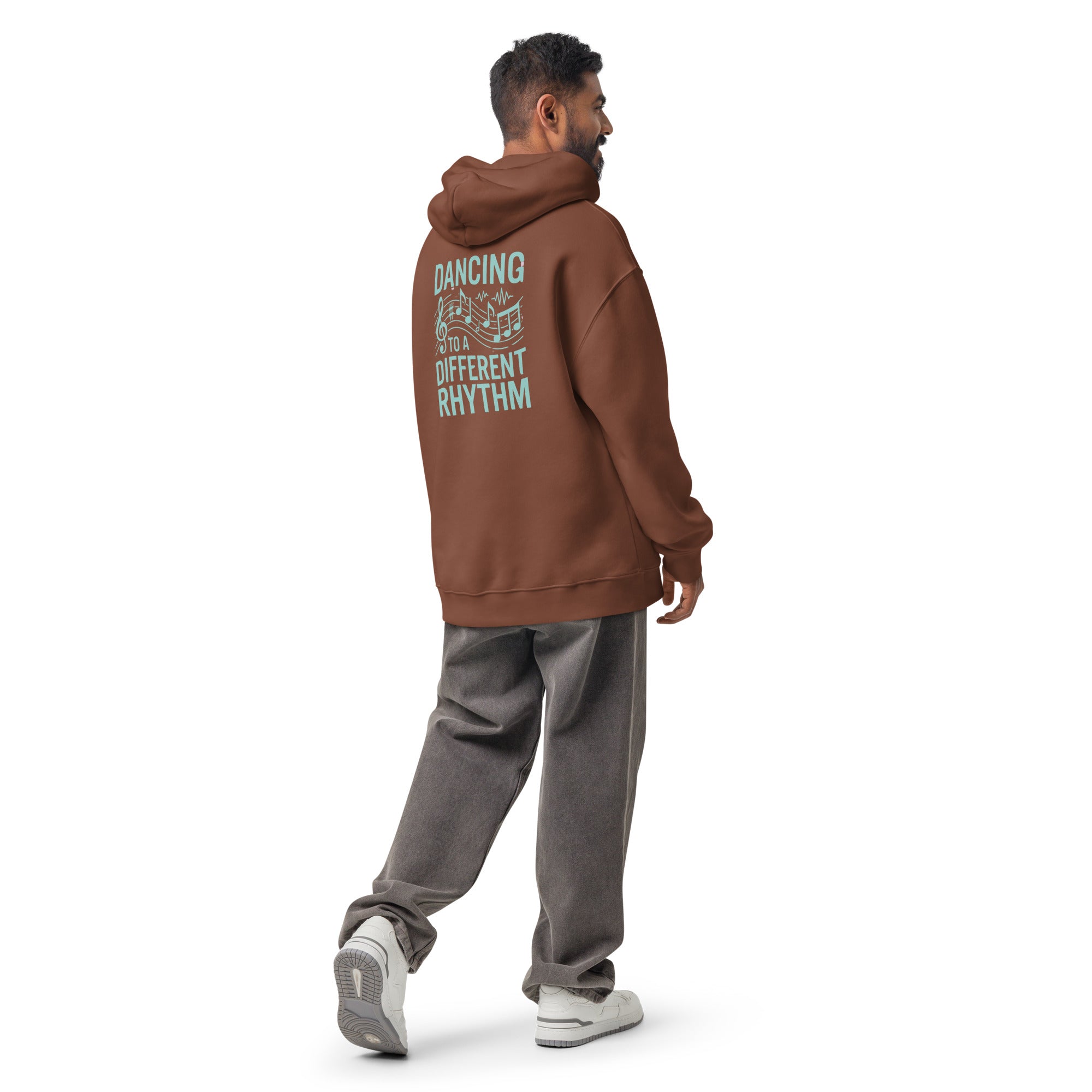 Dancing to a Different Rhythm | Unisex Oversized Hoodie | Zero Apologies unisex-relax-hoodie-chestnut-back-6a58d91e123c3 Hoodie