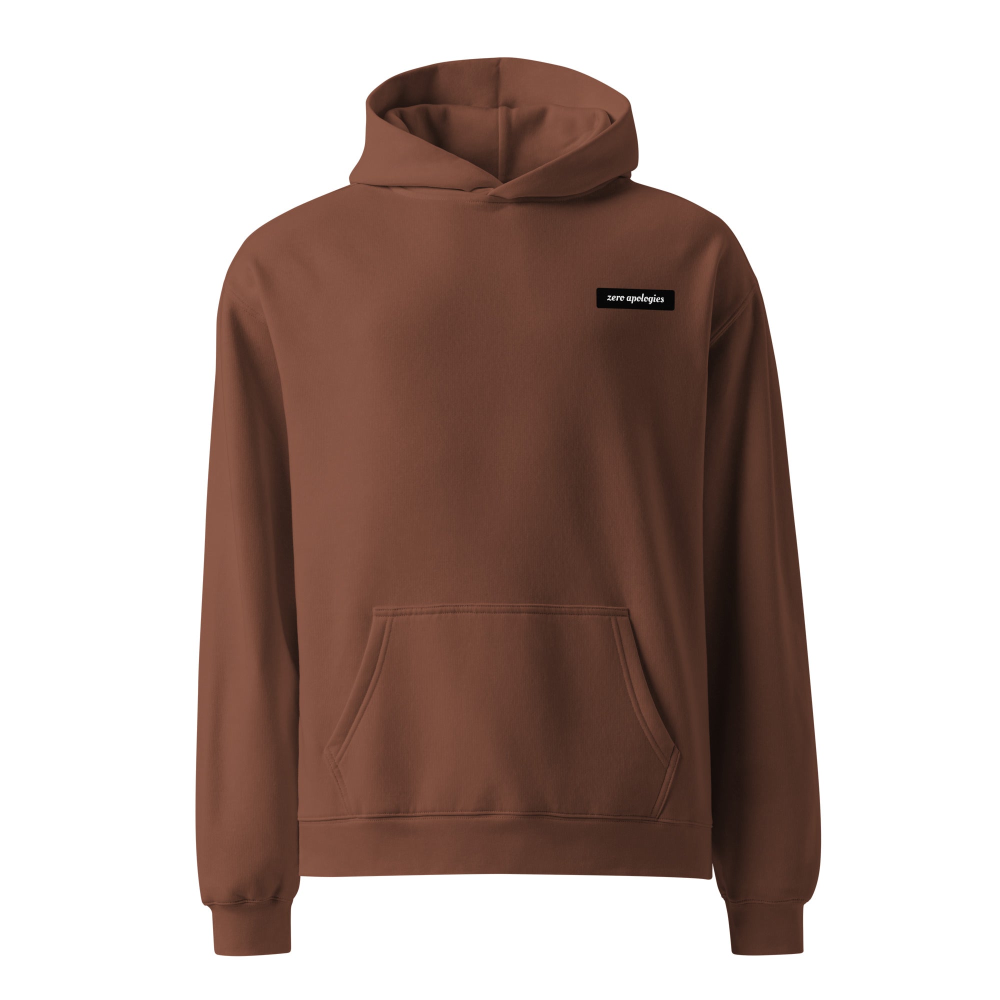 Raw Turbine Energy | Unisex Oversized Hoodie | Zero Apologies unisex-relax-hoodie-chestnut-front-6a57a7ee87b3c Hoodie
