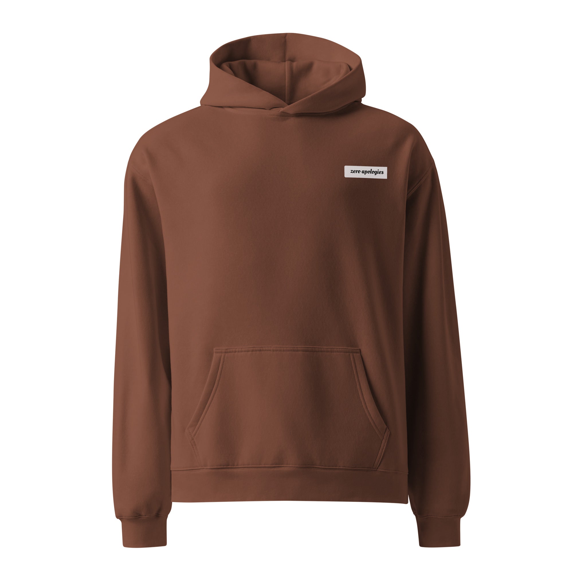 Forensically Focused | Unisex Oversized Hoodie | Zero Apologies unisex-relax-hoodie-chestnut-front-6a57a8a1b5be5 Hoodie
