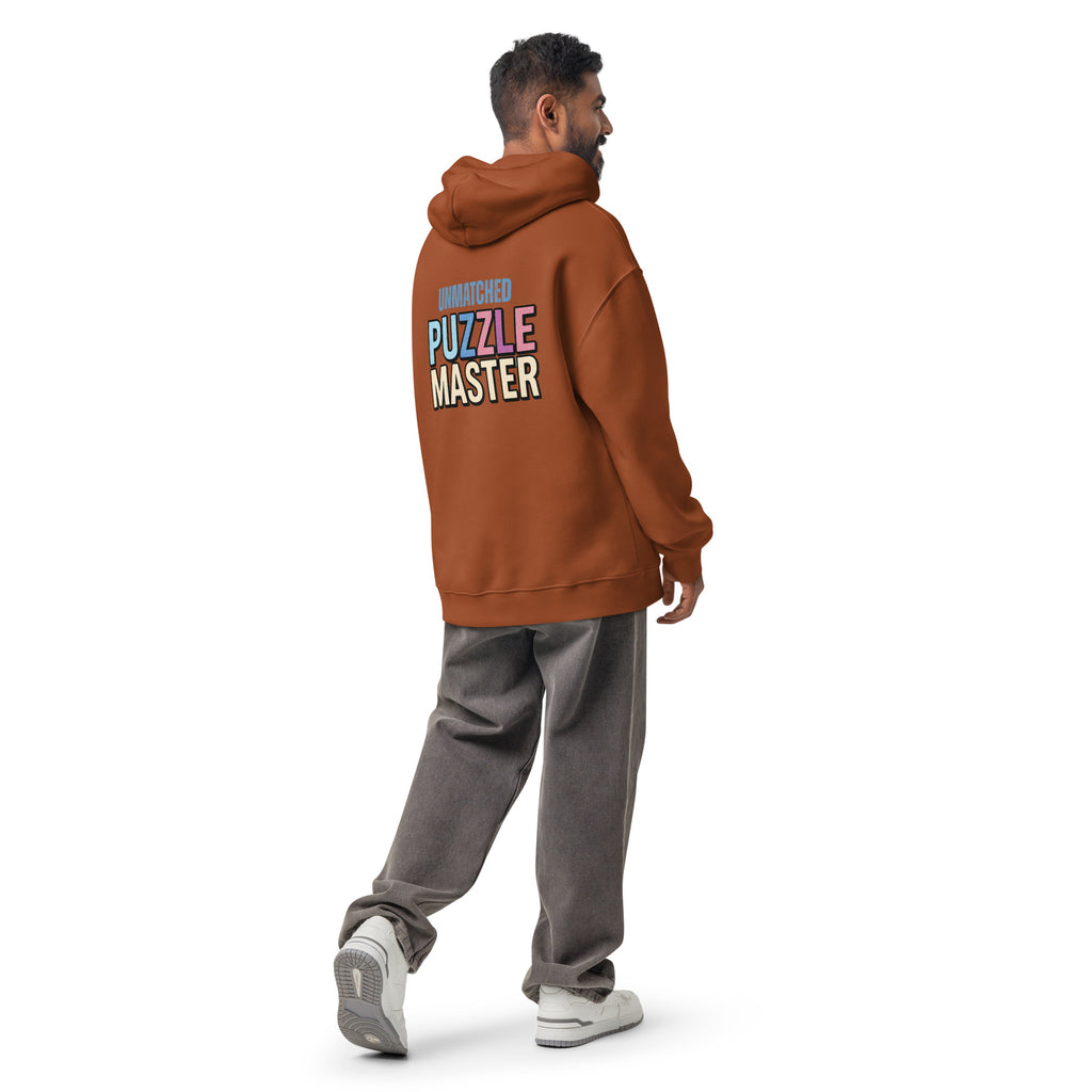Unmatched Puzzle Master | Unisex Oversized Hoodie | Zero Apologies unisex-relax-hoodie-clay-back-6a58d4a24d77a Hoodie