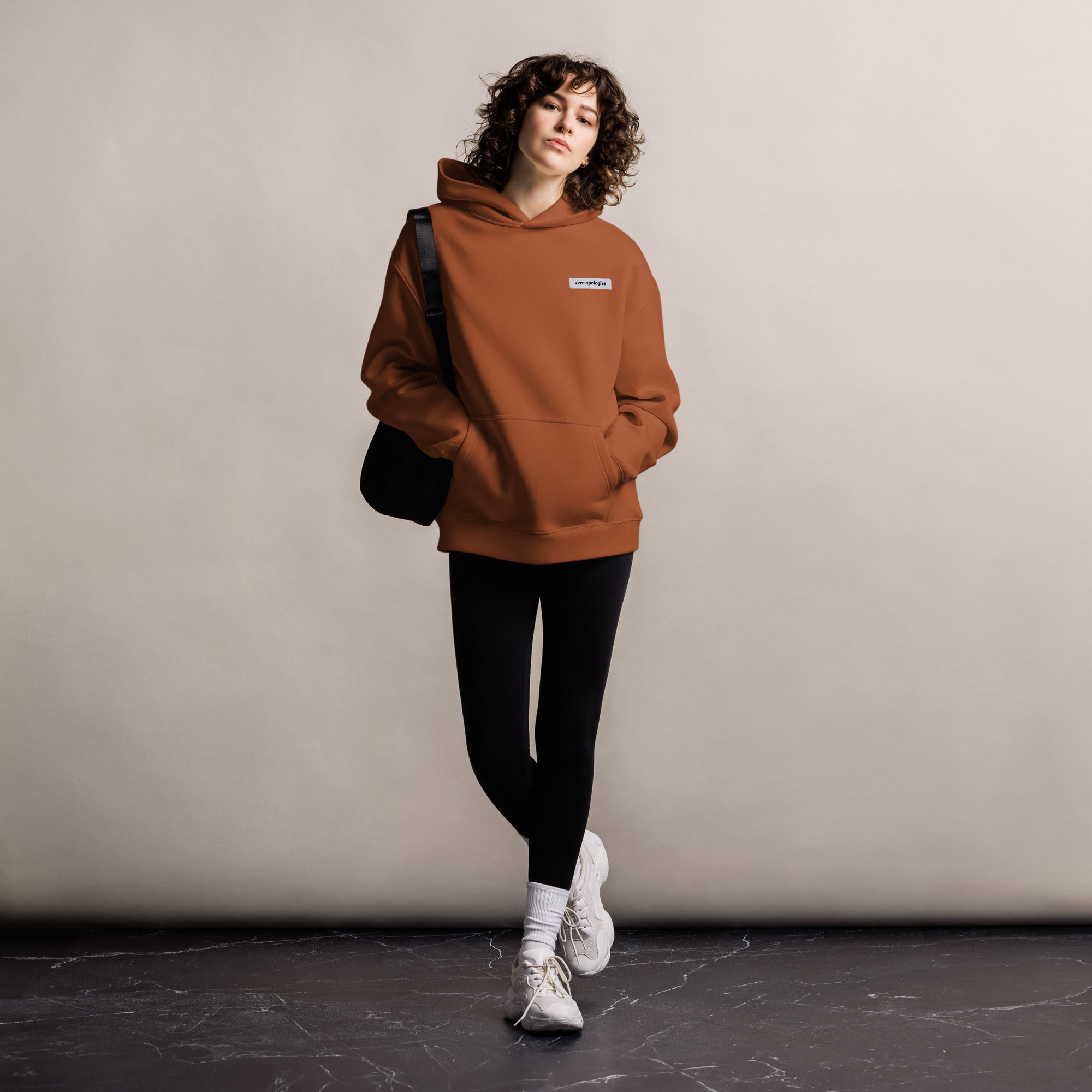 Built To Endure | Unisex Oversized Hoodie | Zero Apologies unisex-relax-hoodie-clay-front-6a5798ef3cb51 Hoodie