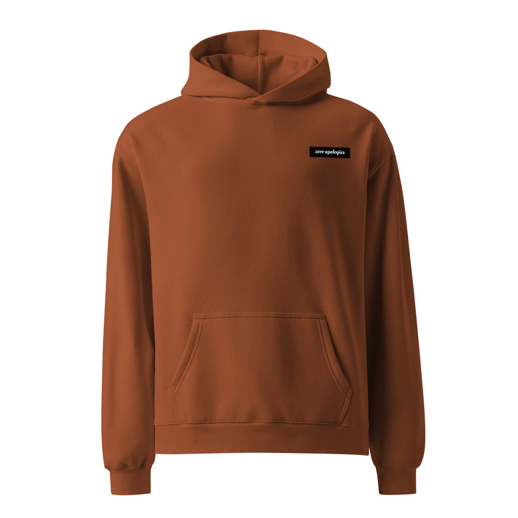 Brain Busy. Call Back. | Unisex Oversized Hoodie | Zero Apologies unisex-relax-hoodie-clay-front-6a57aa9a2b877 Hoodie