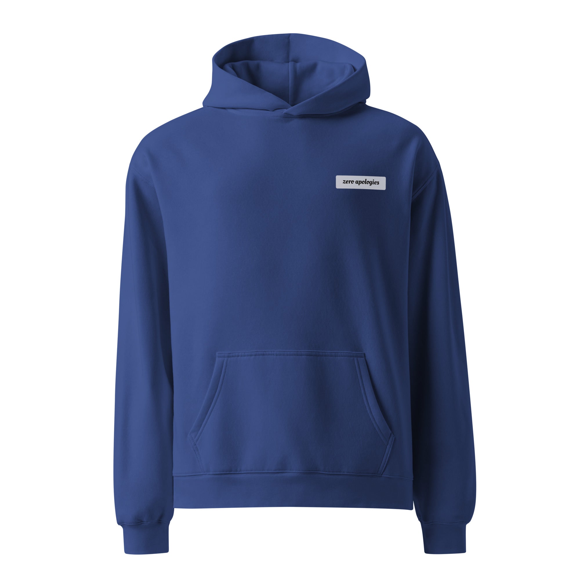 Built To Endure | Unisex Oversized Hoodie | Zero Apologies unisex-relax-hoodie-cobalt-front-6a5798ef3b498 Hoodie