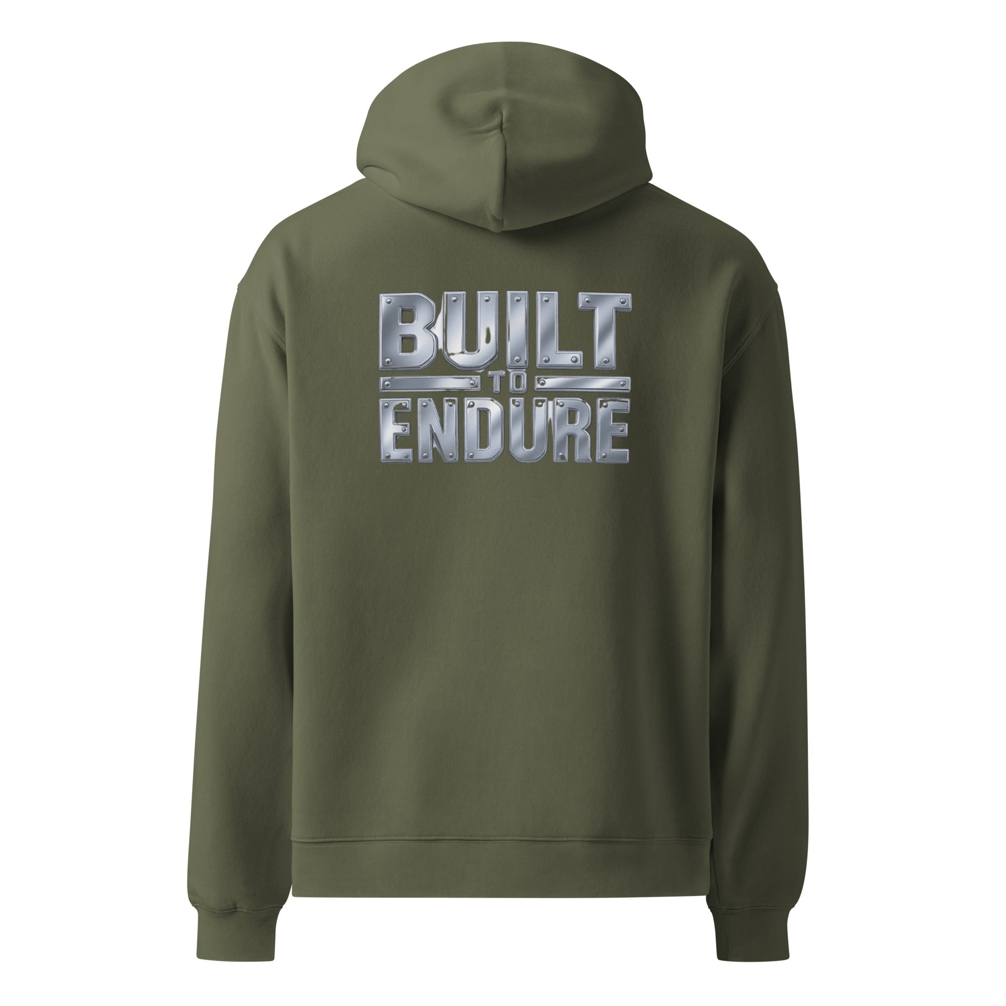 Built To Endure | Unisex Oversized Hoodie | Zero Apologies unisex-relax-hoodie-cypress-back-6a5798ef3c152 Hoodie