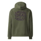 A Million Ideas A Minute | Unisex Oversized Hoodie | Zero Apologies unisex-relax-hoodie-cypress-back-6a579e15298f1 Hoodie