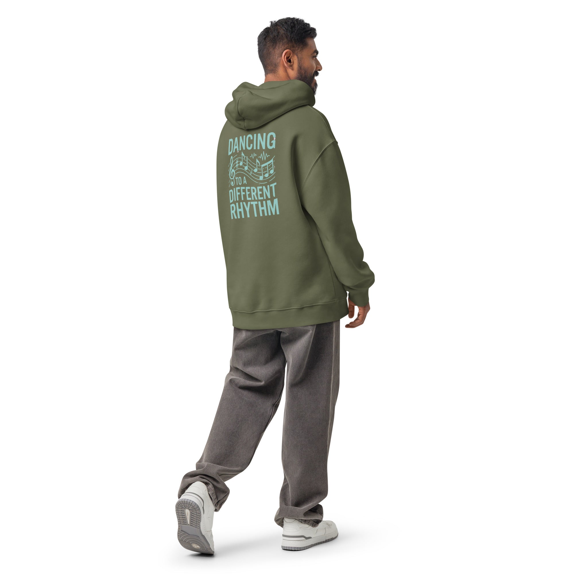 Dancing to a Different Rhythm | Unisex Oversized Hoodie | Zero Apologies unisex-relax-hoodie-cypress-back-6a58d91e17ebc Hoodie