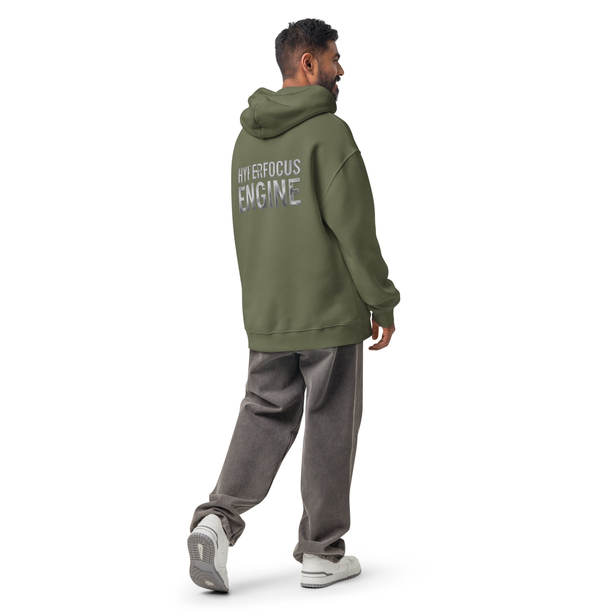 Hyperfocus Engine | Unisex Oversized Hoodie | Zero Apologies unisex-relax-hoodie-cypress-back-6a58d9dec0669 Hoodie