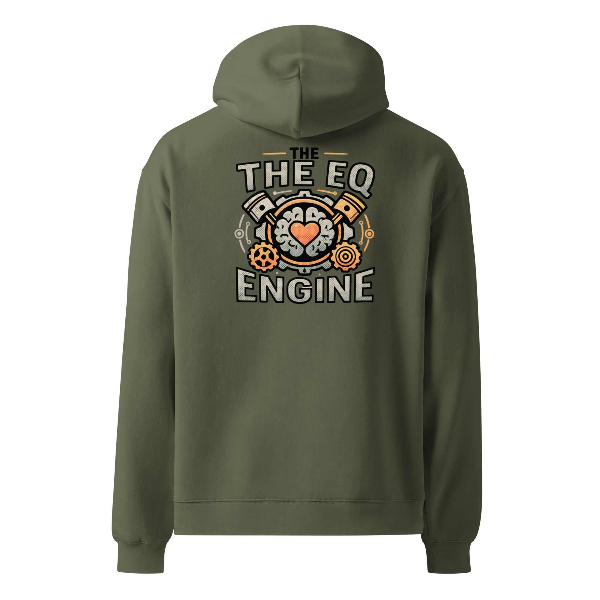 The EQ Engine | Unisex Oversized Hoodie | Zero Apologies unisex-relax-hoodie-cypress-back-6a58daf4092d9 Hoodie