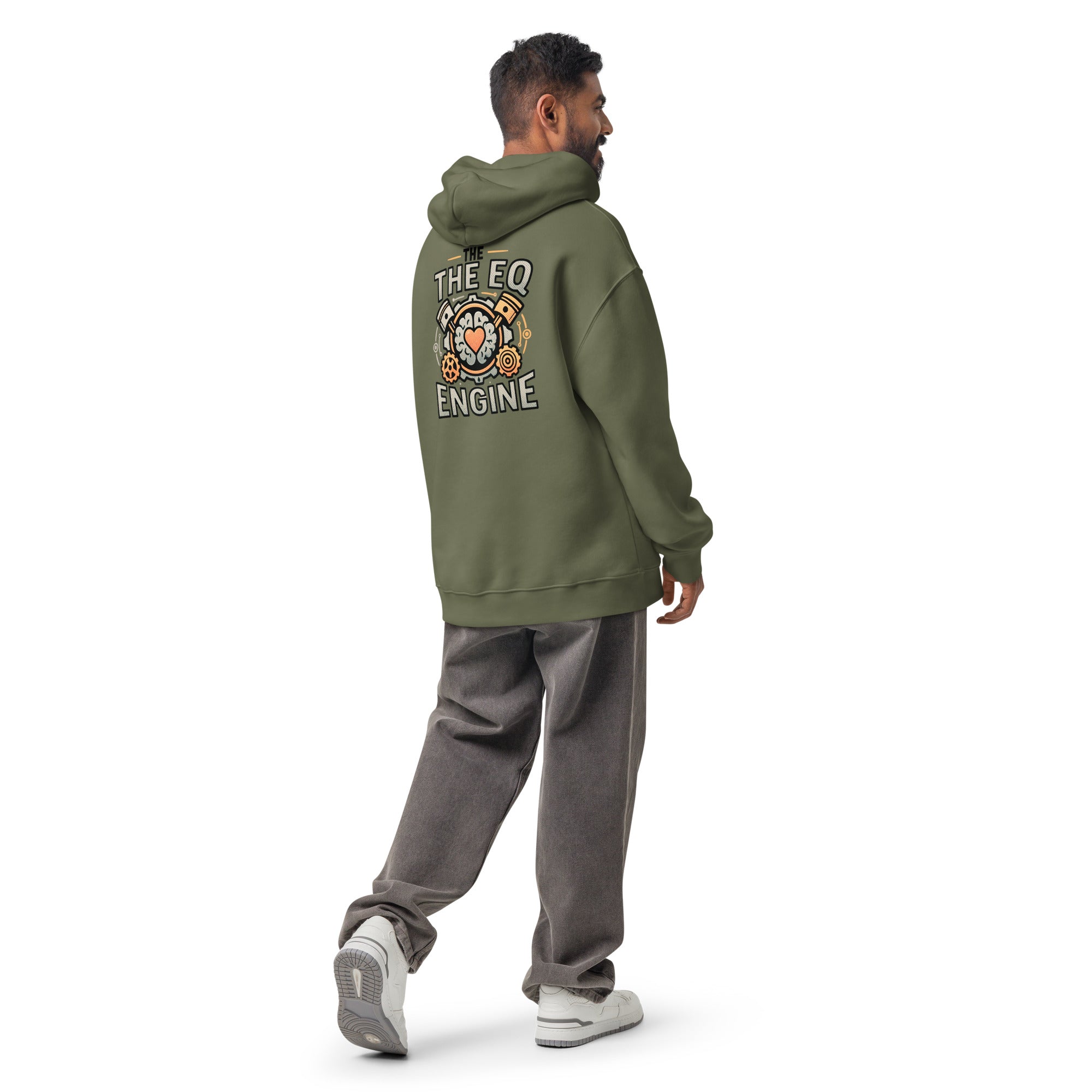 The EQ Engine | Unisex Oversized Hoodie | Zero Apologies unisex-relax-hoodie-cypress-back-6a58daf4130b6 Hoodie
