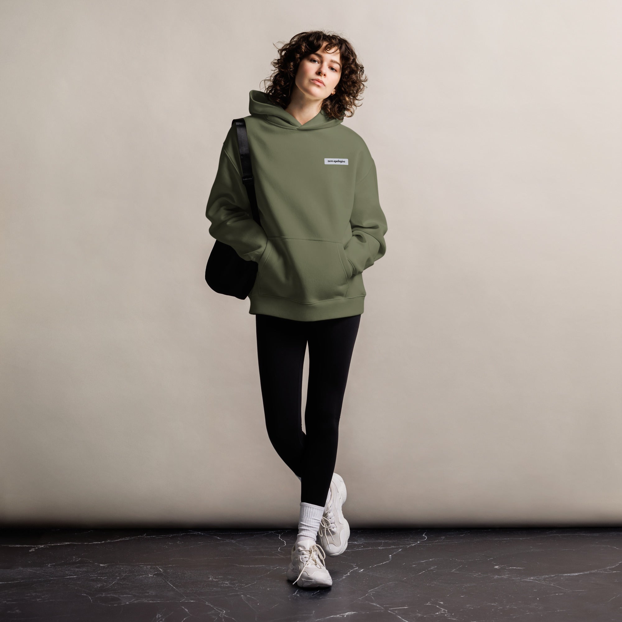 Built To Endure | Unisex Oversized Hoodie | Zero Apologies unisex-relax-hoodie-cypress-front-6a5798ef3cad0 Hoodie
