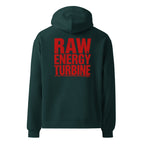 Raw Turbine Energy | Unisex Oversized Hoodie | Zero Apologies unisex-relax-hoodie-pine-green-back-6a57a7ee88b43 Hoodie