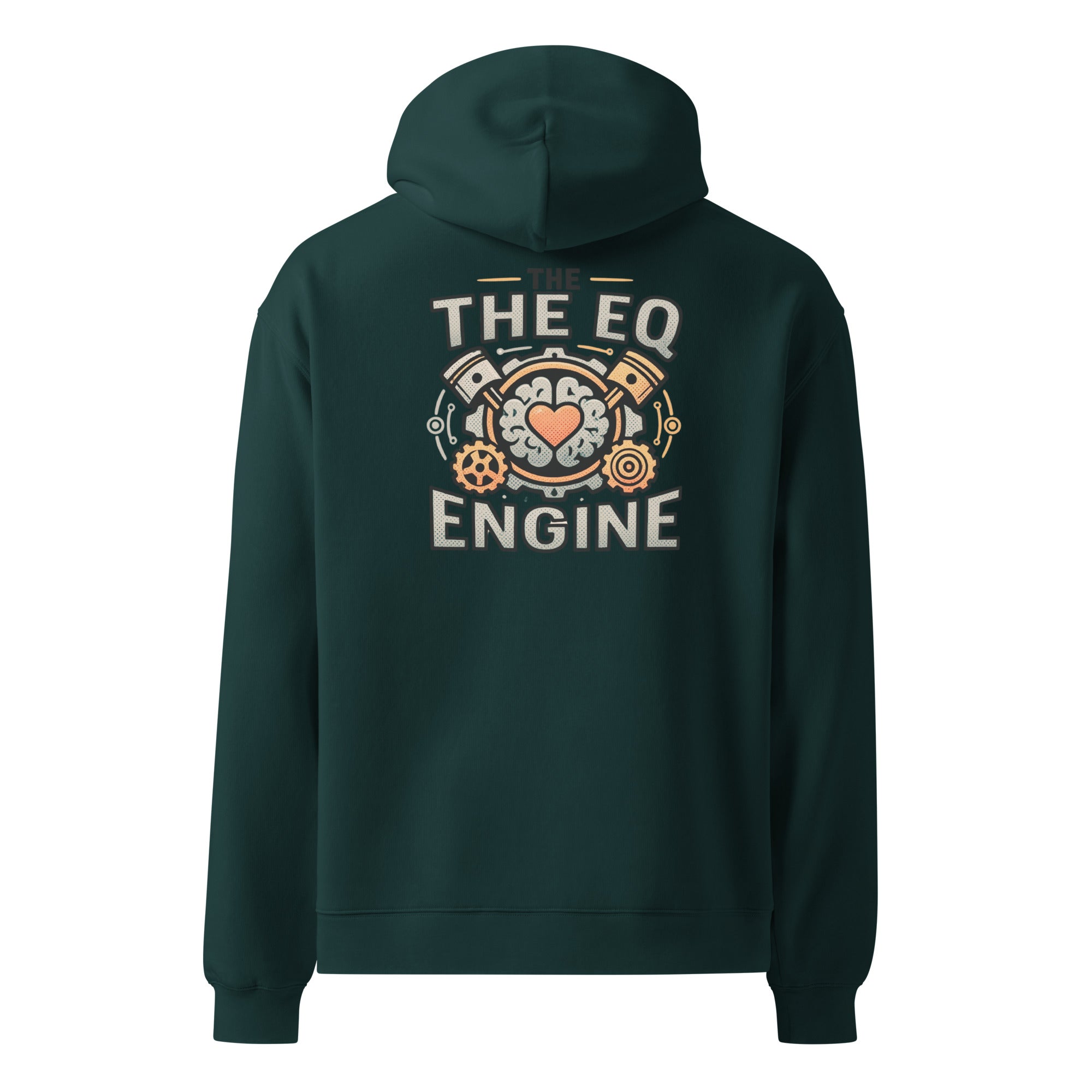 The EQ Engine | Unisex Oversized Hoodie | Zero Apologies unisex-relax-hoodie-pine-green-back-6a58daf4071b6 Hoodie