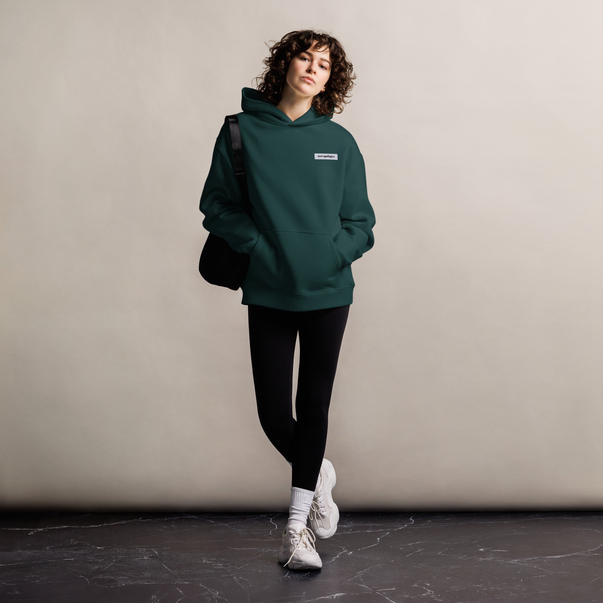 Built To Endure | Unisex Oversized Hoodie | Zero Apologies unisex-relax-hoodie-pine-green-front-6a5798ef3c8c6 Hoodie