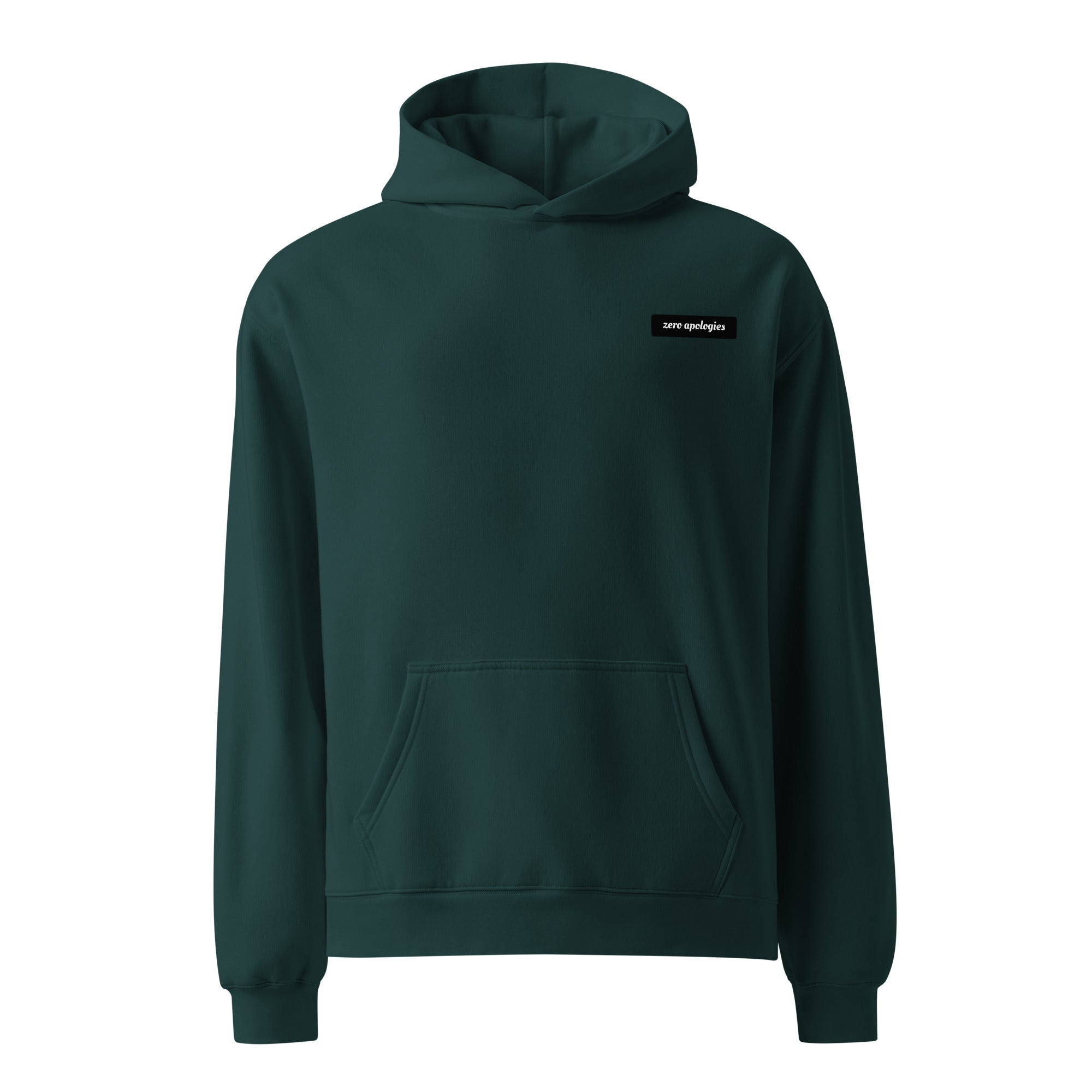 Raw Turbine Energy | Unisex Oversized Hoodie | Zero Apologies unisex-relax-hoodie-pine-green-front-6a57a7ee87790 Hoodie