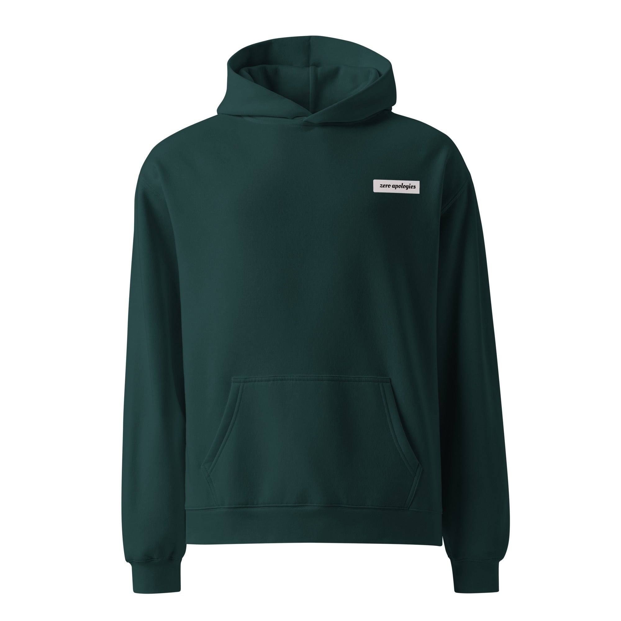 Forensically Focused | Unisex Oversized Hoodie | Zero Apologies unisex-relax-hoodie-pine-green-front-6a57a8a1b5a0b Hoodie