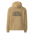 Powered By Possibility | Unisex Oversized Hoodie | Zero Apologies unisex-relax-hoodie-sand-back-6a57a0ce74769 Hoodie