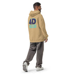 4D Visual Systems Thinker | Unisex Oversized Hoodie | Zero Apologies unisex-relax-hoodie-sand-back-6a57af24928ea Hoodie