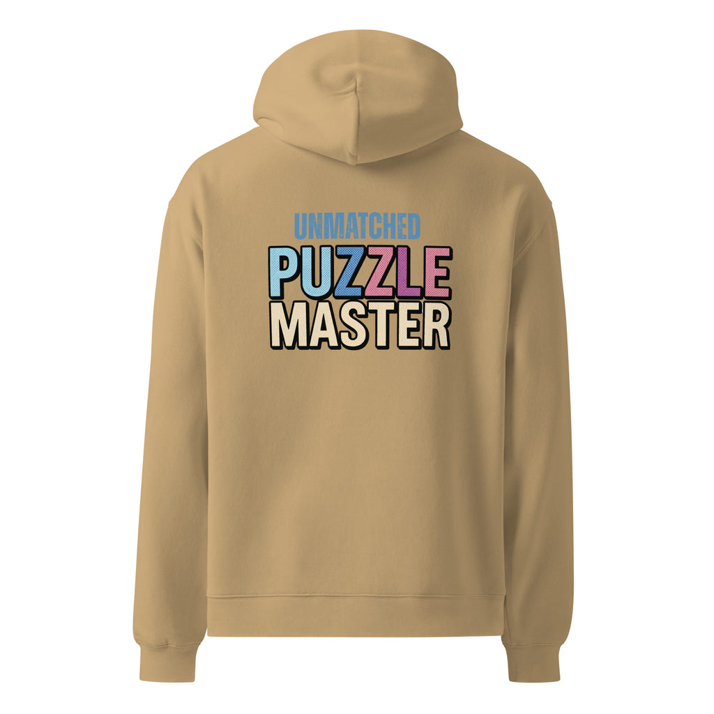 Unmatched Puzzle Master | Unisex Oversized Hoodie | Zero Apologies unisex-relax-hoodie-sand-back-6a58d4a24700b Hoodie