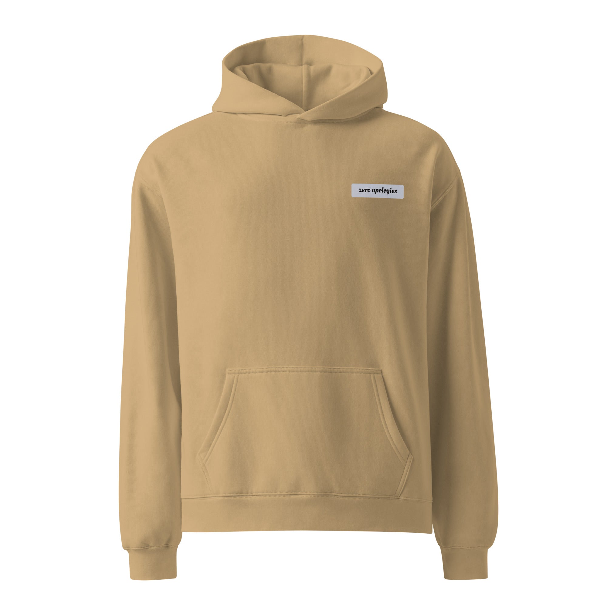 Built To Endure | Unisex Oversized Hoodie | Zero Apologies unisex-relax-hoodie-sand-front-6a5798ef3b833 Hoodie