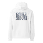 Built To Endure | Unisex Oversized Hoodie | Zero Apologies unisex-relax-hoodie-white-back-6a5798ef3bfc9 Hoodie