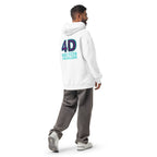 4D Visual Systems Thinker | Unisex Oversized Hoodie | Zero Apologies unisex-relax-hoodie-white-back-6a57af24a16b6 Hoodie
