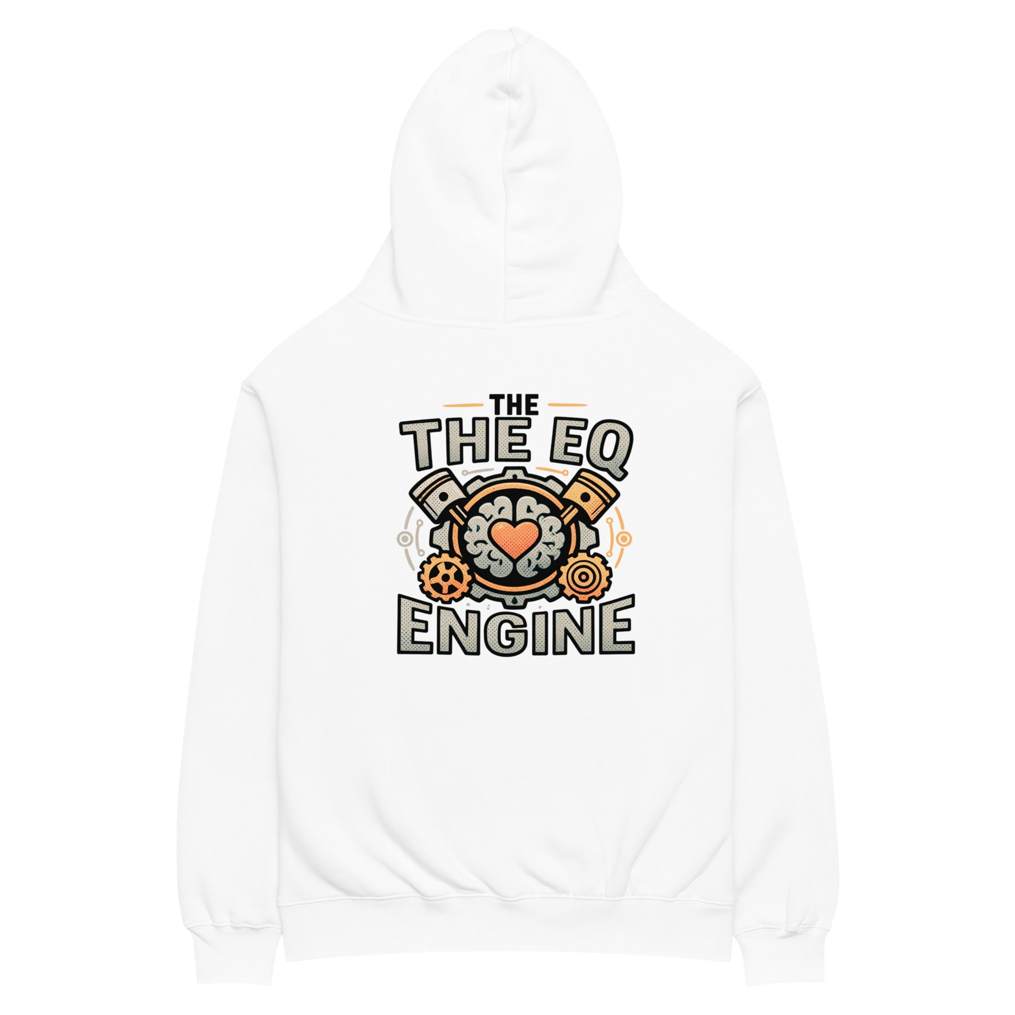 The EQ Engine | Unisex Oversized Hoodie | Zero Apologies unisex-relax-hoodie-white-back-6a58daf4074bc Hoodie