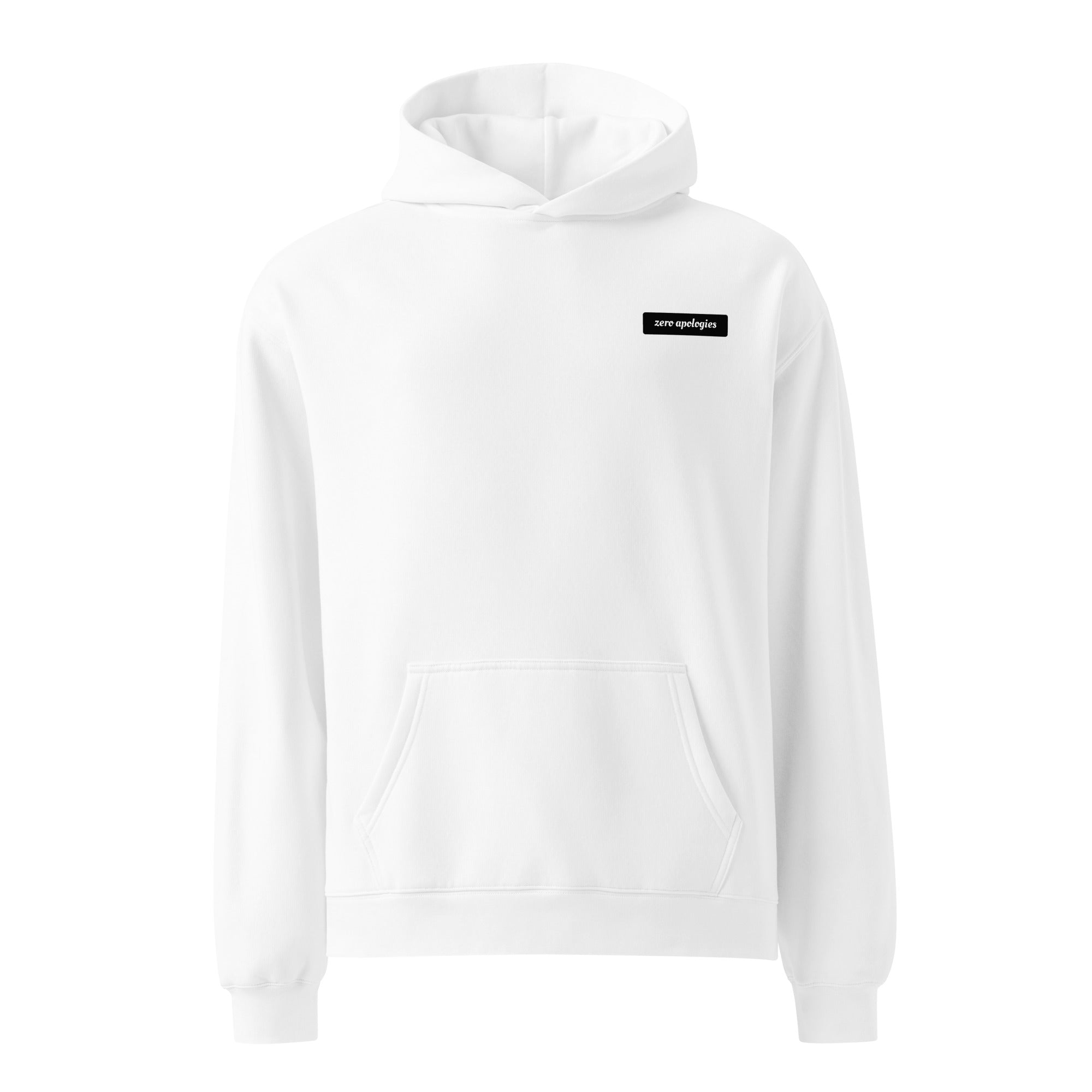 A Million Ideas A Minute | Unisex Oversized Hoodie | Zero Apologies unisex-relax-hoodie-white-front-6a579e15300cd Hoodie