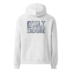 Built To Endure | Unisex Oversized Hoodie | Zero Apologies unisex-relax-hoodie-white-heather-back-6a5798ef3c0d0 Hoodie